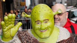 Remembering the time Regis Philbin dressed up like Shrek to make his pal Dave Letterman laugh